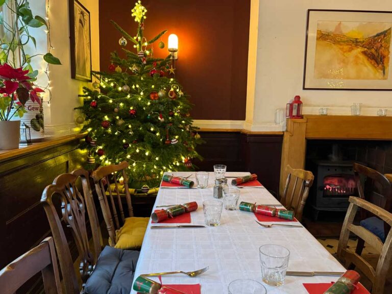 Cosy and friendly pub for Christmas meal and drinks Kings Cross and Bloomsbury.